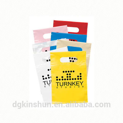 LDPE/HDPEの食料雑貨品店/ブティックのためのプラスチック再使用可能な買い物袋の注文のロゴ